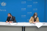 FUNDAUNGO firma convenio con UNICEF El Salvador